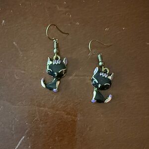 Black Cat Earrings